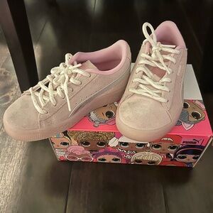 LOL Surprise x Puma collab girls sneakers (fairly used)